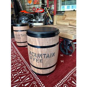 コーヒー木樽チェアー　（ブラウン）　単品　■　アメリカン雑貨　アメリカ雑貨　■　アメリカン雑貨　アメ...