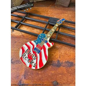 エルヴィス・プレスリー　ギター　メタル　マグネット ■ アメリカン雑貨 アメリカ雑貨