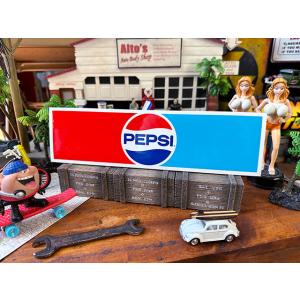 ペプシ　バンパーステッカー　（70年代ロゴ/全面）　■　アメリカン雑貨　アメリカ雑貨