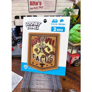 ルーニーテューンズ　キャラクター　2WAY　シールワッペン　（ワイリーコヨーテ）　■　アメリカン雑貨...