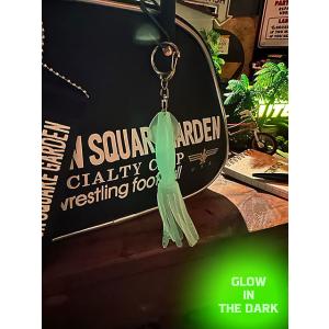 暗闇で光る！蓄光イカ　キーホルダー ■ アメリカン雑貨 アメリカ雑貨