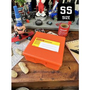 PENCO　ペンコ　ストレージコンテナ　SSサイズ　（オレンジ）　小物入れ　道具箱　机上収納　救急箱...