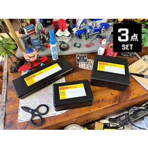 PENCO　ペンコ　ストレージコンテナ　3サイズセット　（ブラック）　小物入れ　道具箱　机上収納　筆...