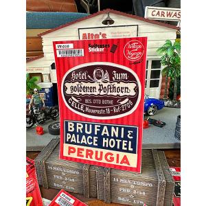 スーツケースステッカー　（#010/BRUFANI）　トラベルステッカー　■ アメリカン雑貨 アメリ...