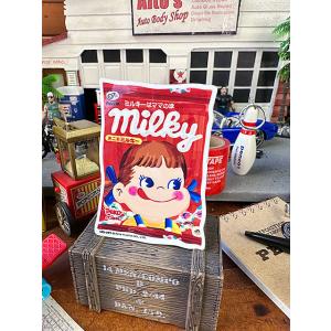 不二家　ミルキー　オフィシャル　ダイカット　ビニールステッカー大　（ミルキー袋）　■　アメリカン雑貨...
