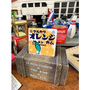 昭和レトロ　駄菓子　ステッカー　マルカワ　オレンジフーセンガム　（Sサイズ）　■ アメリカン雑貨 ア...