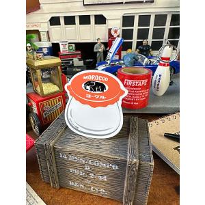 昭和レトロ　駄菓子　ステッカー　モロッコヨーグル　（オレンジ）　■　アメリカン雑貨　アメリカ雑貨