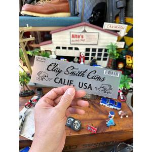 クレイスミス　オフィシャル　ステッカー　（ブラック　CALIF. USA）　透明ベースのステッカー　...