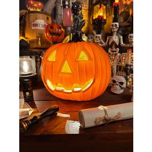 パンプキンランタン　ラウンド　（Sサイズ）　ハロウィン　ジャック・オ・ランタン　カボチャ　■　アメリ...