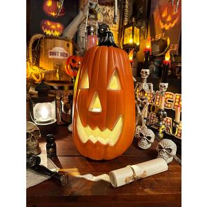 パンプキンランタン　ロング　34cm　（Sサイズ）　ハロウィン　ジャック・オ・ランタン　カボチャ　オ...