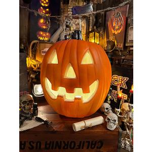 パンプキンランタン　ラウンド　45.5cm　（XLサイズ）　ハロウィン　ジャック・オ・ランタン　カボ...