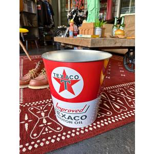 テキサコ　トラッシュカン　ゴミ箱 ■ アメリカン雑貨 アメリカ雑貨