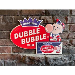 ダブルバブル　ダイカット　エンボスティンサイン　（フーセンボーイ）　ブリキ看板　■　アメリカン雑貨　...