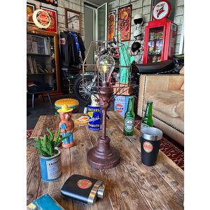 レトロテーブルランプ　ヘキサゴン　単三電池式LEDライト ■ アメリカン雑貨 アメリカ雑貨 爆買