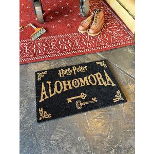 ハリーポッター　ドアを開ける呪文　アロホモラ　玄関マット　ドアマット　靴のままで使う玄関マット　ココ...