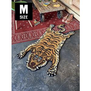 チベタン　タイガーラグ　（Mサイズ）　130cmX75cm　単品 ■ アメリカン雑貨 アメリカ雑貨
