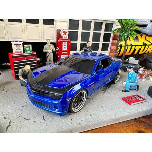 1/24 JadaTOYS 2016 シボレー・カマロ SS ＃2 銀/黒 カスタム仕様 2016
