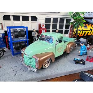 Jada　1953年シボレー　3100ピックアップ　ダイキャストミニカー　タイヤ＆ホイールセット付き...