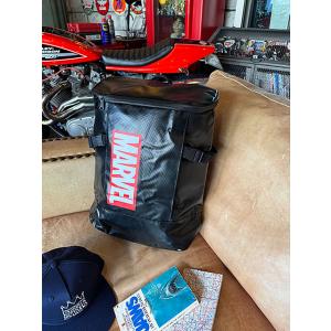 マーベル　ボックスロゴ　オフィシャル　バックパック　耐水性　リュック ■ アメリカン雑貨 アメリカ雑...