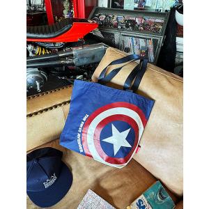 マーベル　キャプテン・アメリカ　シールド　トートバッグ ■ アメリカン雑貨 アメリカ雑貨