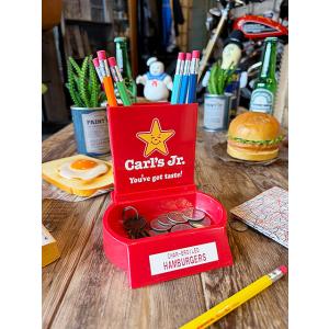 アメリカンヴィンテージ　ペンスタンド＆トレイ　（カールスジュニア）　■　アメリカン雑貨　アメリカ雑貨