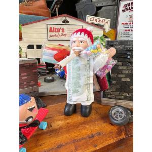 タバコ好きな福の神　願い事が叶う　エケコ人形　サンタクロースバージョン　ペルー産 ■ アメリカン雑貨...