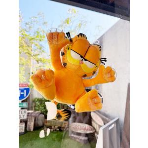 USED品 ガーフィールド ぬいぐるみ S 吸盤 窓 ヴィンテージ GARFIELD