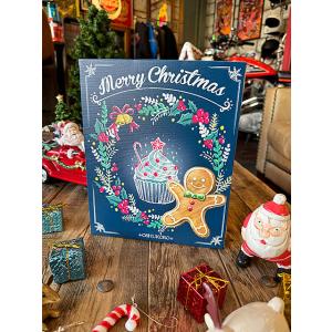 クリスマス　キャンバスアートボード　（ジンジャーブレッドマン）　■　アメリカン雑貨　アメリカ雑貨