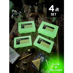 PENCO　ペンコ　ストレージコンテナ　4サイズセット　（グロー/蓄光）　小物入れ　道具箱　パーツケ...