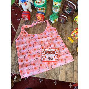 駄菓子屋シリーズ　お菓子のエコバッグ　（アポロ）　オフィシャルグッズ　トートバッグ　昭和レトロ　■　...