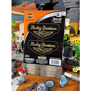 ハーレーダビッドソン　オフィシャルステッカー　デカール　（MCウイングロゴ/2P）　■　アメリカン雑...