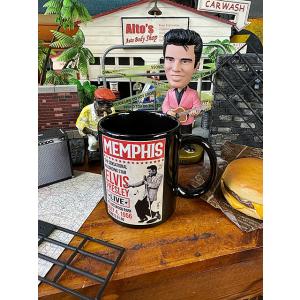エルヴィス・プレスリー　メンフィス　ライブポスター　オフィシャル　マグカップ　315ml ■ アメリ...