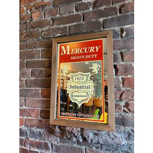 マーキュリー　パブミラー　（1970インダストリアル）　■　アメリカン雑貨　アメリカ雑貨