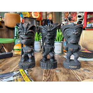 ティキの木彫り ティキ クー TIKI KU 30cm 木製 スワール無垢材