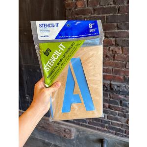 特大サイズ　8インチ　ペーパーステンシル　MADE IN U.S.A. ■ アメリカン雑貨 アメリカ...