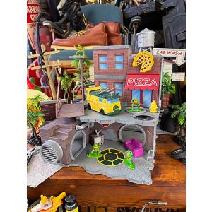 Jada　ティーンエイジ・ミュータント・ニンジャ・タートルズ　隠れ家　ジオラマ　プレイセット　ナノ・...