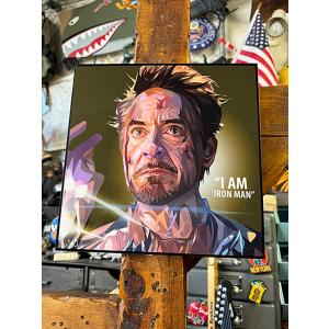 トニー・スターク　アイアンマン　ポップアートフレーム　（I AM IRON MAN）　■ アメリカン...