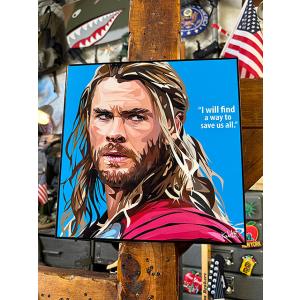 Thor　マイティ・ソー　クリス・ヘムズワース　ポップアートフレーム　（I will find a ...