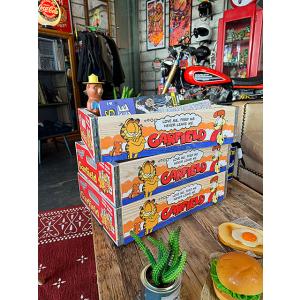 ガーフィールド　ウッドクレート　ソーダ木箱　（3個セット）　■ アメリカ雑貨 アメリカン雑貨