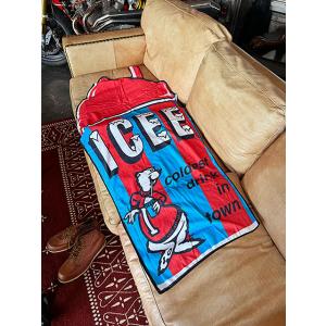 ICEE　アイシー　フローズンドリンク　ビーチタオル　（レッド）　■　アメリカン雑貨　アメリカ雑貨