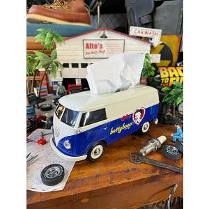 ベティ・ブープ　コラボモデル　ワーゲンバス　ティッシュボックス　（ツートンネイビー）　■　アメリカン...