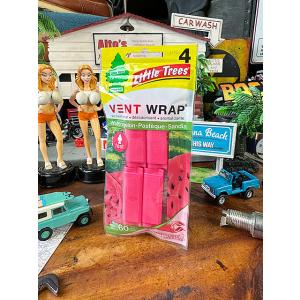 リトルツリー　ヴェント・ラップ　4個入り　（ウォーターメロン）　ベントラップ　■　アメリカン雑貨　ア...