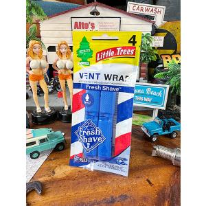 リトルツリー　ヴェント・ラップ　4個入り　（フレッシュシェイブ）　ベントラップ　■　アメリカン雑貨　...