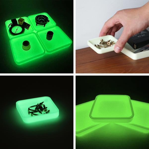 暗闇で光る！蓄光　グロー　ミニパーツトレイ　MADE IN U.S.A.　単品 ■ アメリカン雑貨 ...