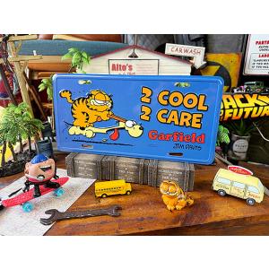 ガーフィールド　ライセンスプレート　（ブルー）　■　アメリカン雑貨　アメリカ雑貨