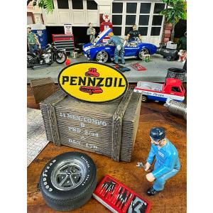 カンパニーロゴワッペン　ミニサイズ　（ペンズオイル）　■　アメリカン雑貨　アメリカ雑貨 爆買