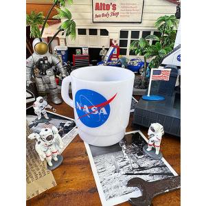 NASA　オフィシャル　スタッキングマグ　330ml　（ホワイト）　プラスチック製マグカップ　単品 ...