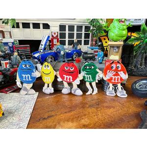 M&amp;M's　キャラクターワッペン　ミニサイズ　（全5色セット） ■ アメリカン雑貨 アメリカ雑貨