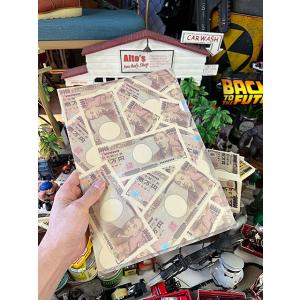 お金持ちは整理上手　金運アップ　招福万来　万札　クリアファイル　A4サイズ　壱万円札 ■ アメリカン...