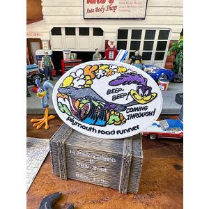 ロードランナー　ワッペン　（プリムス・ロードランナー/COMING THROUGH） ■ アメリカン...